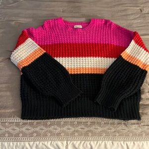 Multicolored sweater from target, brand Universal Thead.